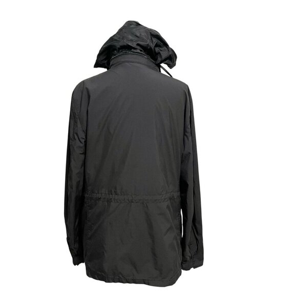 Uniqlo Parka Chore Jacket Packable Hood Pockets Classic Black Women's size Large - Picture 3 of 6